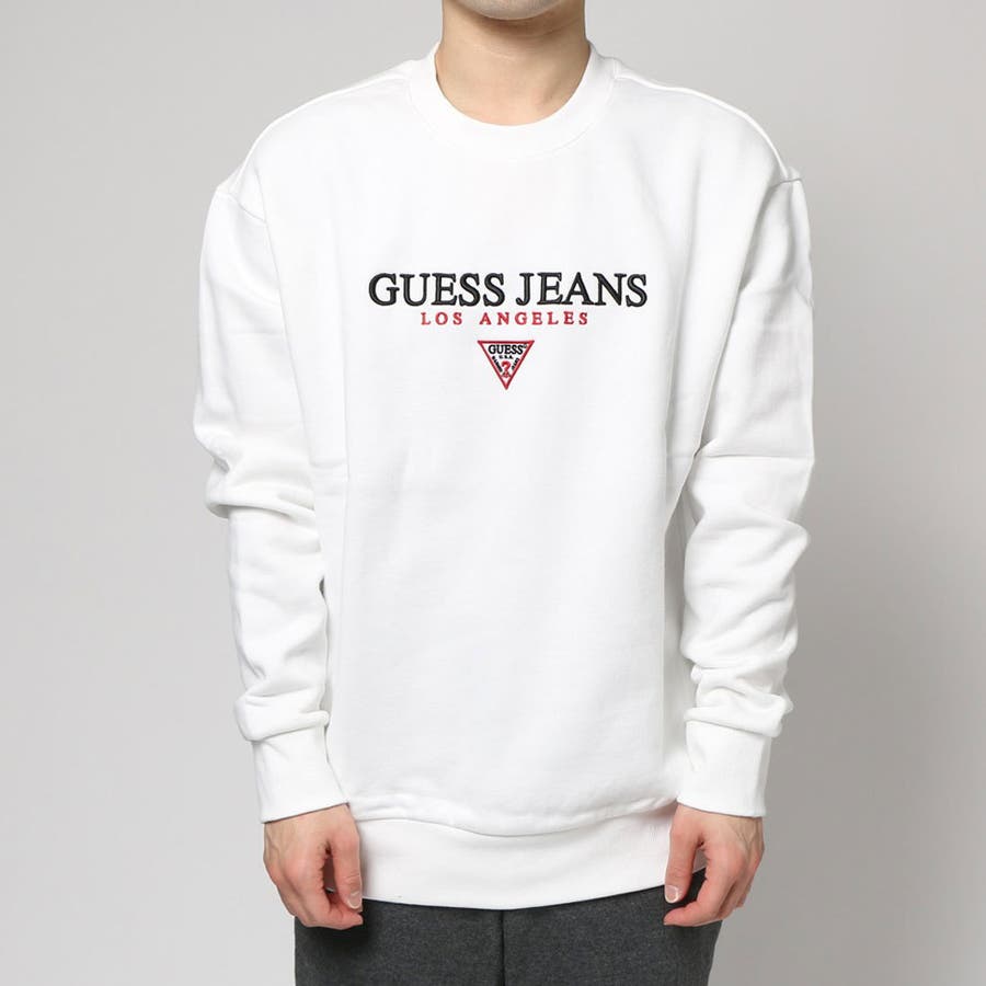 GUESS] GUESS JEANS LOGO CREW SWEAT[品番：GUEW0001613]｜GUESS【MEN