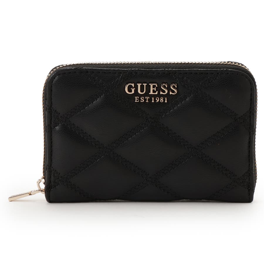 【GUESS ゲス】TAMSIN ROUND QUILTING クロスバッグ GUESS] TAMSIN Slg Medium Zip Around[品番：GUEW0009796