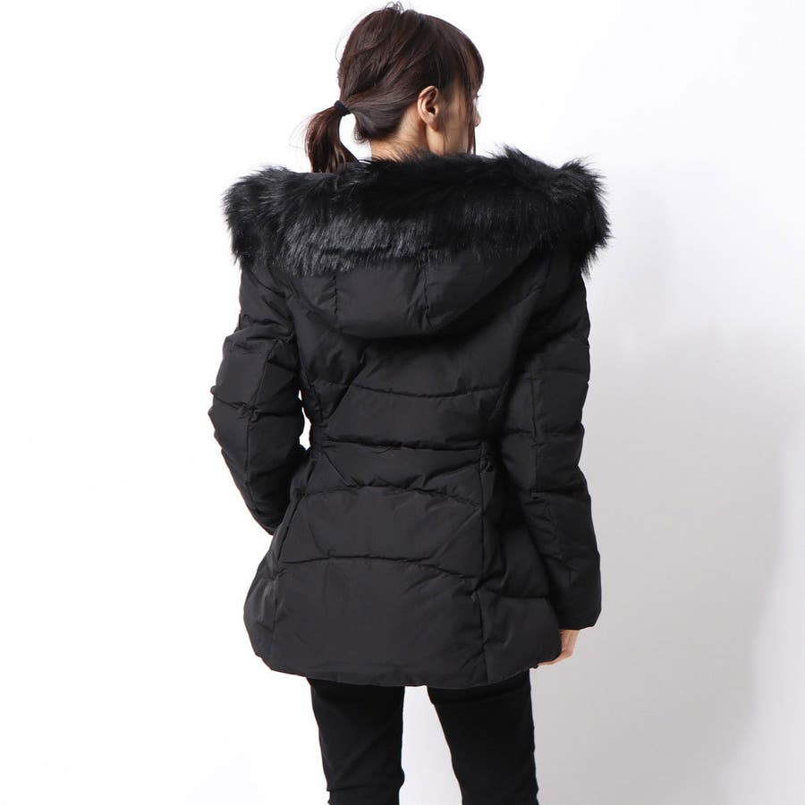 GUESS] FUR HOODED DOWN JACKET[品番：GUEW0004191]｜GUESS