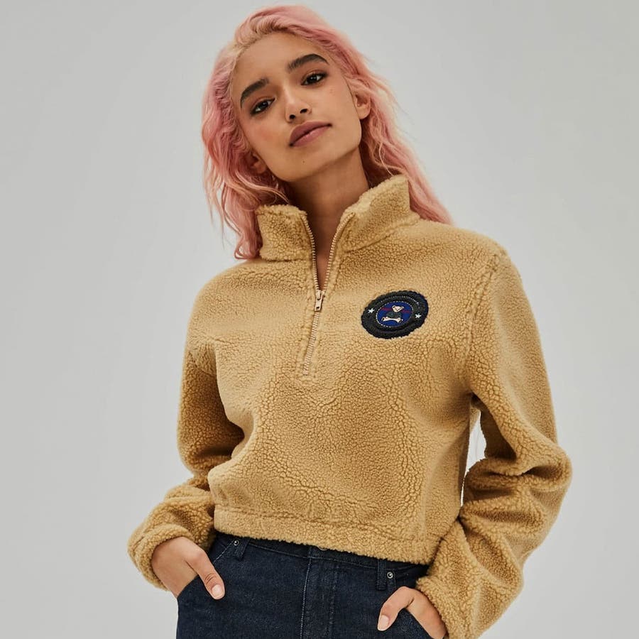 LADIES' Hooded Knit Zip-Up Jacket アウター レディース
