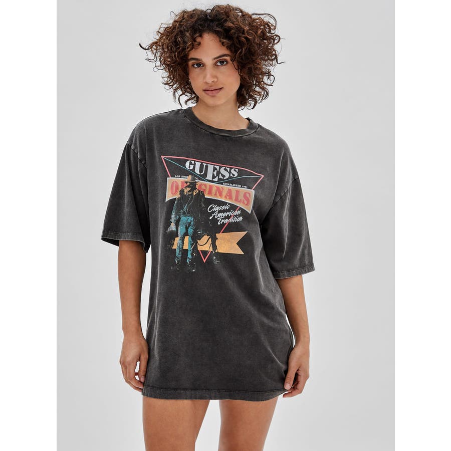 GUESS] GUESS Originals T-Shirt Dress[品番：GUEW0008456]｜GUESS