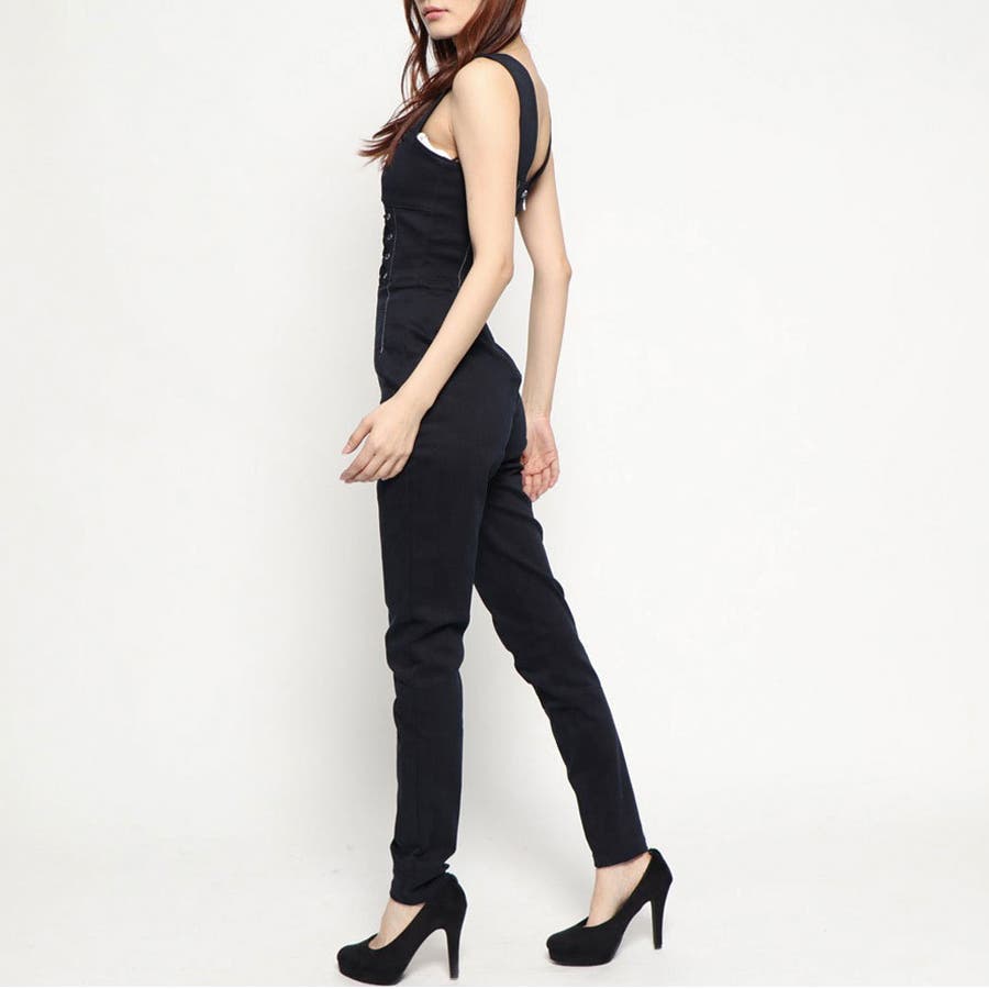 [GUESS] NORA CORSET DENIM JUMPSUIT