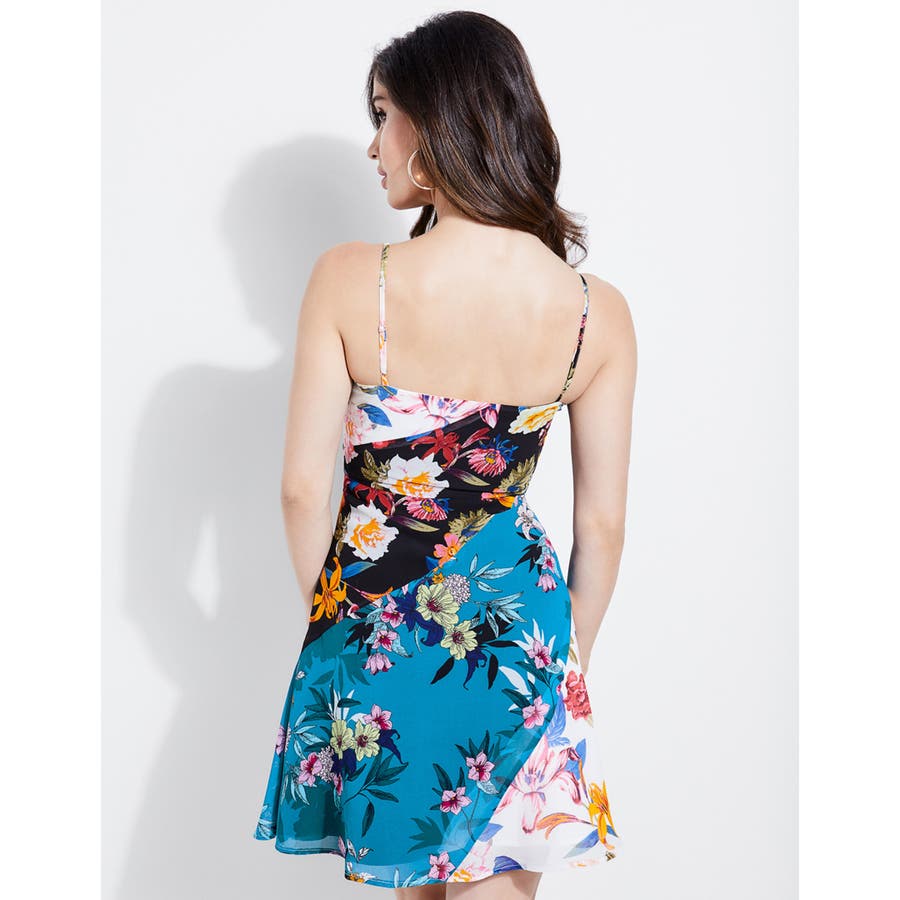 GUESS] GEORGIANA FLORAL CHIFFON DRESS[品番：GUEW0003838]｜GUESS