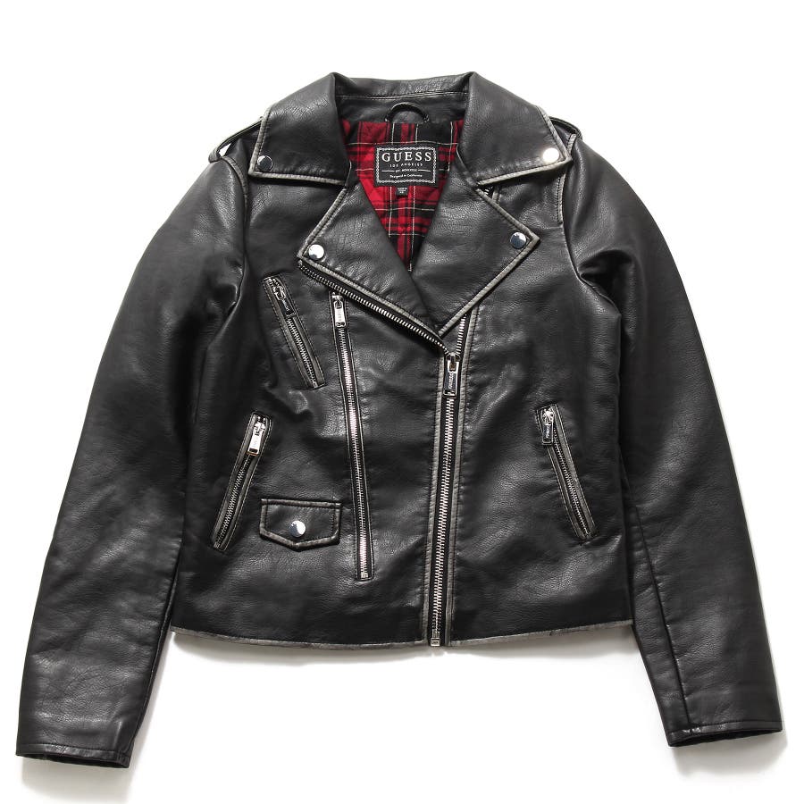 GUESS] ALMA STUDS BIKER JACKET[品番：GUEW0004357]｜GUESS【WOMEN