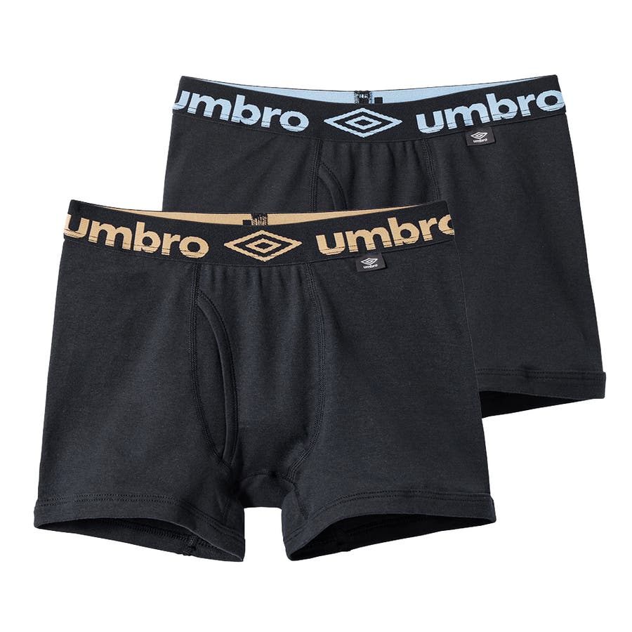 umbro/アンブロ ボクサーパンツ ブランドロゴ 2枚組[品番：GNZU0000744