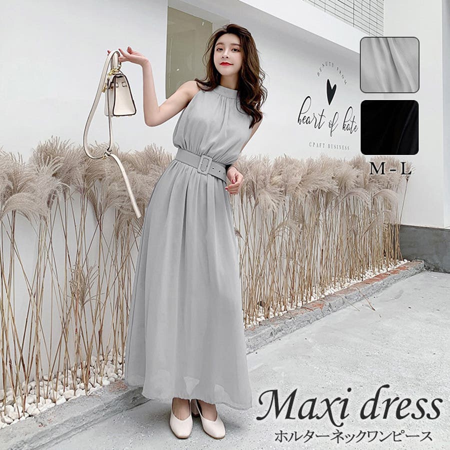 ワンピース マキシワンピ ホルターネック 品番 Hnaw Hanahana ハナハナ のレディースファッション通販 Shoplist ショップリスト