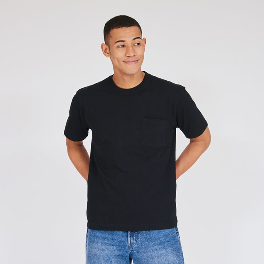 メンズ 90s Hanes BEEFY-T ブラックバス Tシャツ ポケT USA製 L