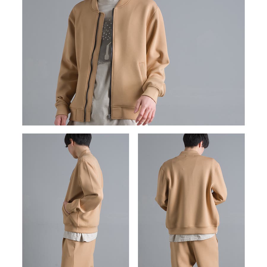 and 経と per se アンパスィ 切替 ダウン ダンボールニット ジャケット L