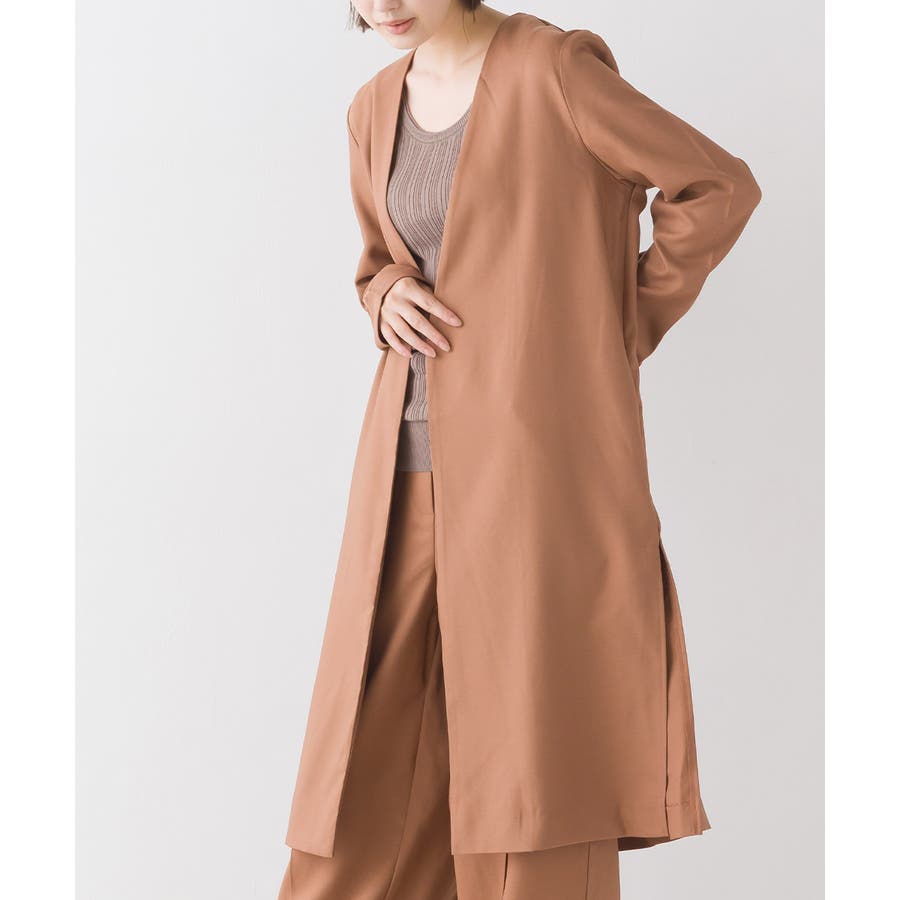 新品 OMNES ストレッチカチオン ノーカラージャケット パンツ