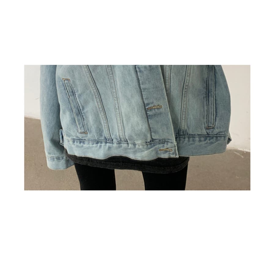 デニム ジャケットレディース フード付き[品番：HERW0004444