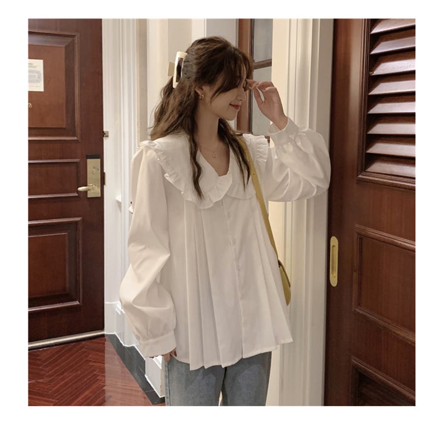 楽天市場】【4/23！クーポンで2,460円】 ブラウス プリーツ