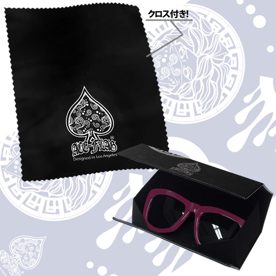 サングラス≪ロゴプリント入ksubiタイプエンジ色サングラス≫NEW