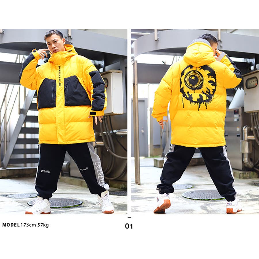 ダウンジャケットミシカ MISHKA アウター[品番：HKHM0003751]｜本格派大人のB系  （ホンカクハオトナノビーケイ）のメンズファッション通販｜SHOPLIST（ショップリスト）