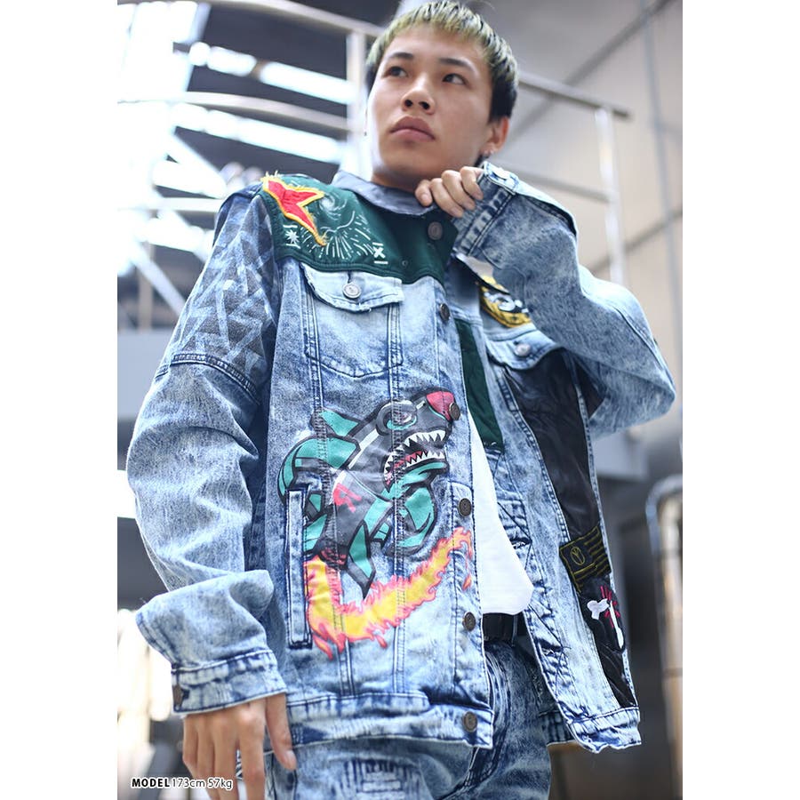 デニムジャケットリーズン REASON デニムジャケット