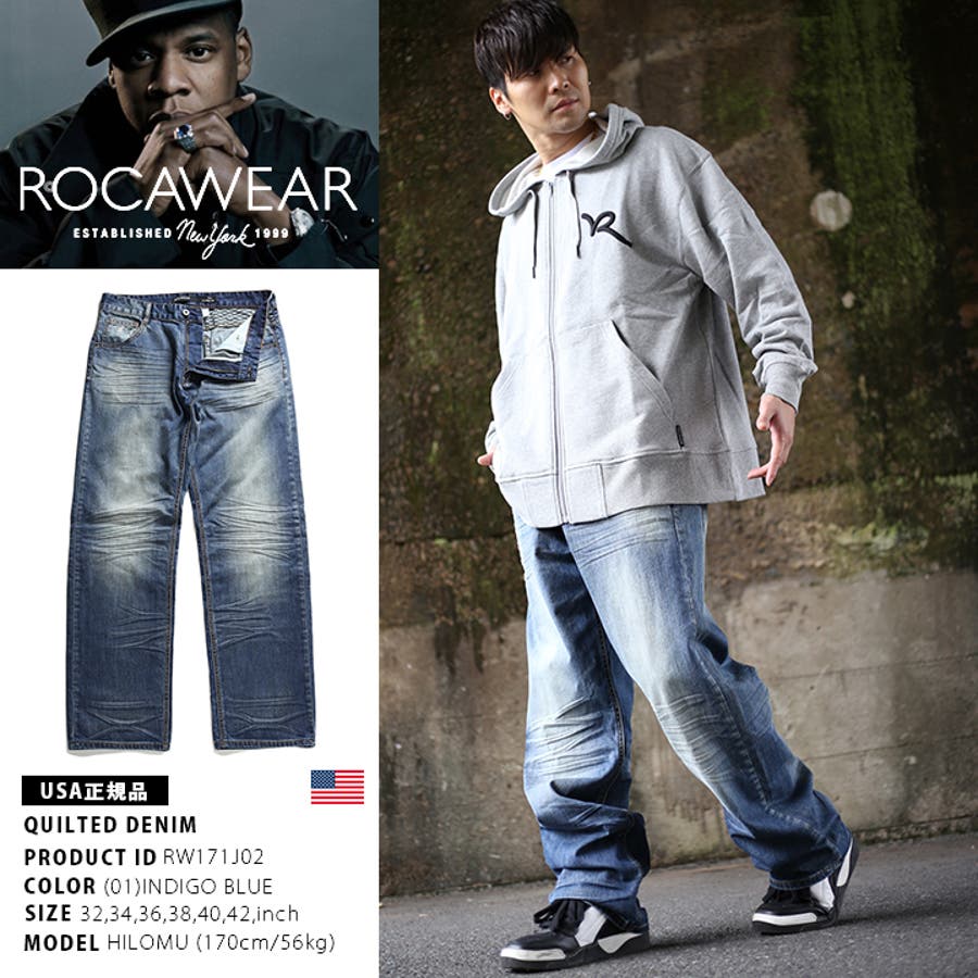 ジーンズ ロカウェア ROCAWEAR[品番：HKHM0002428]｜本格派大人のB系