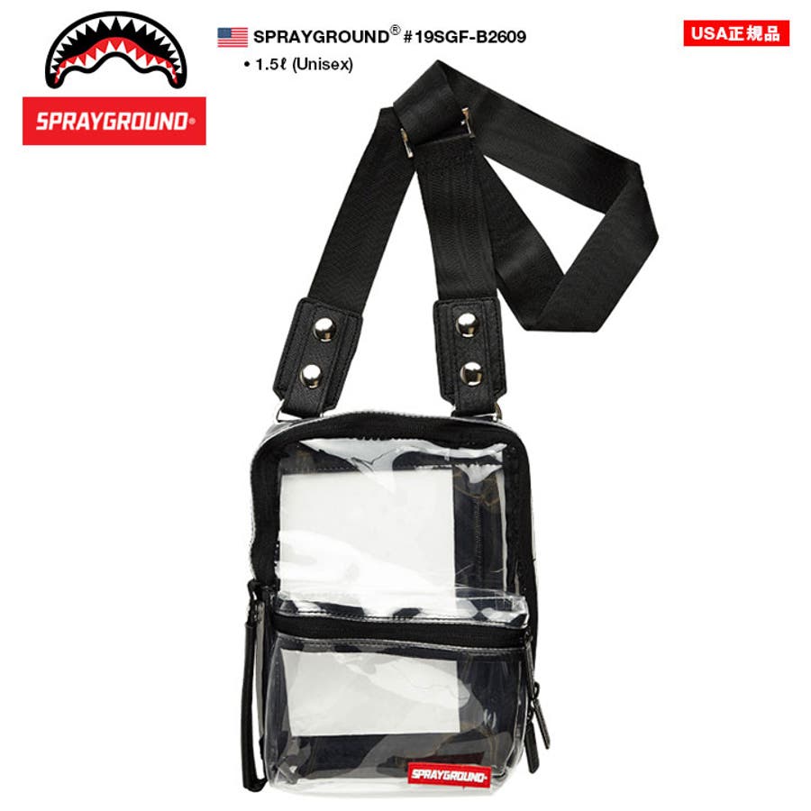 【SPRAYGROUND】スプレイグラウンド　ショルダーバッグ 送料関税込[SPRAYGROUND]ショルダーバッグ☆男女兼用☆大人気