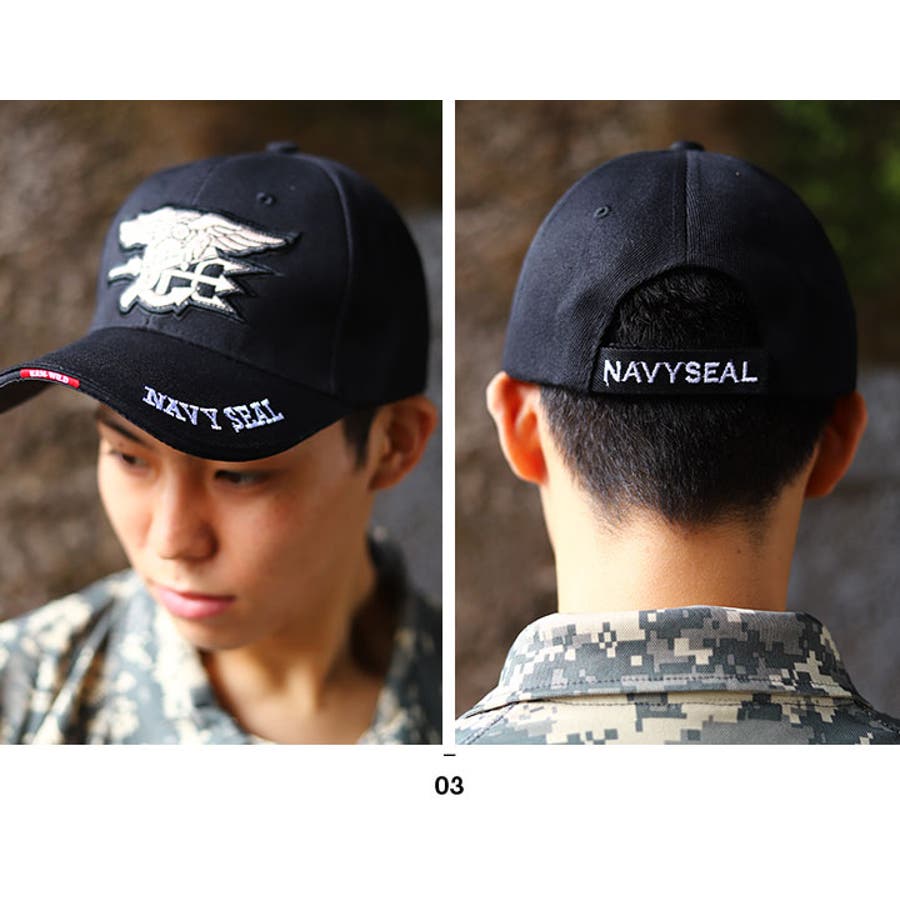 キャップネイビーシールズ ローキャップ メンズ[品番