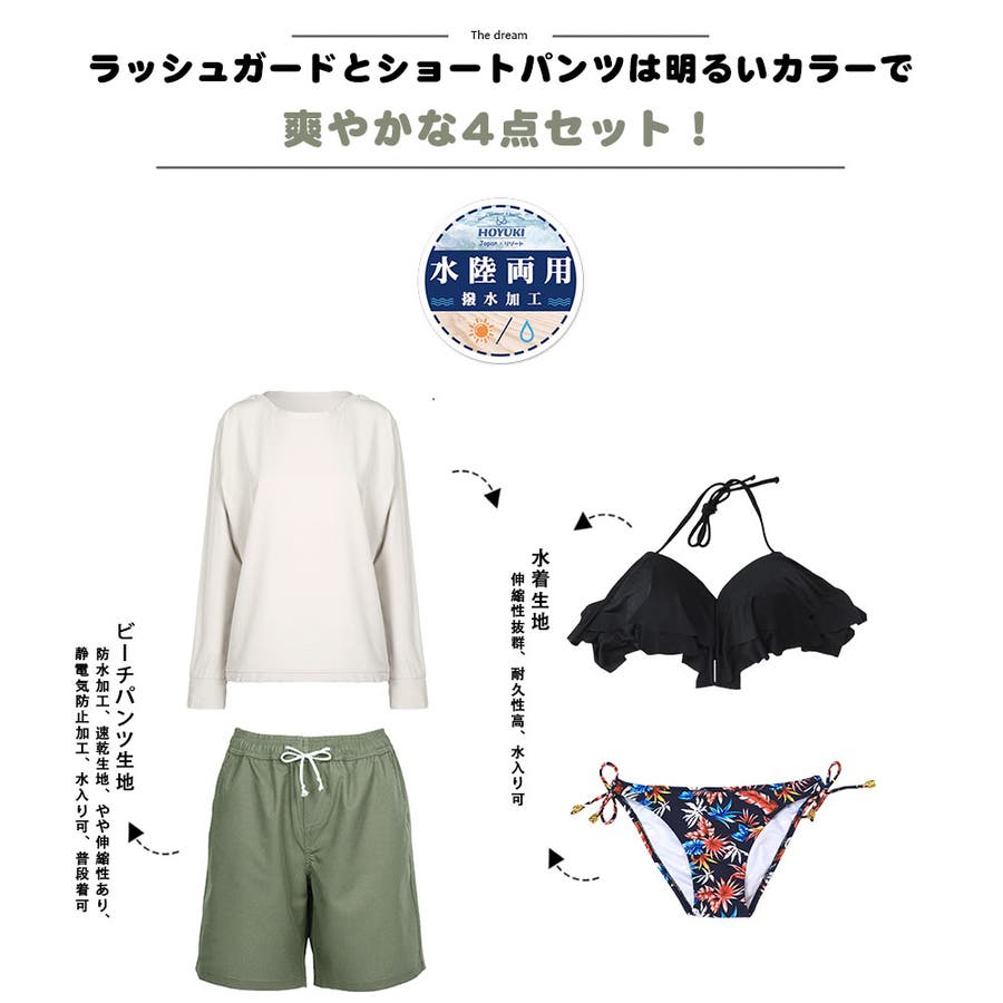 水着 レディース 体型カバー[品番：HO000003968]｜HOYUKI