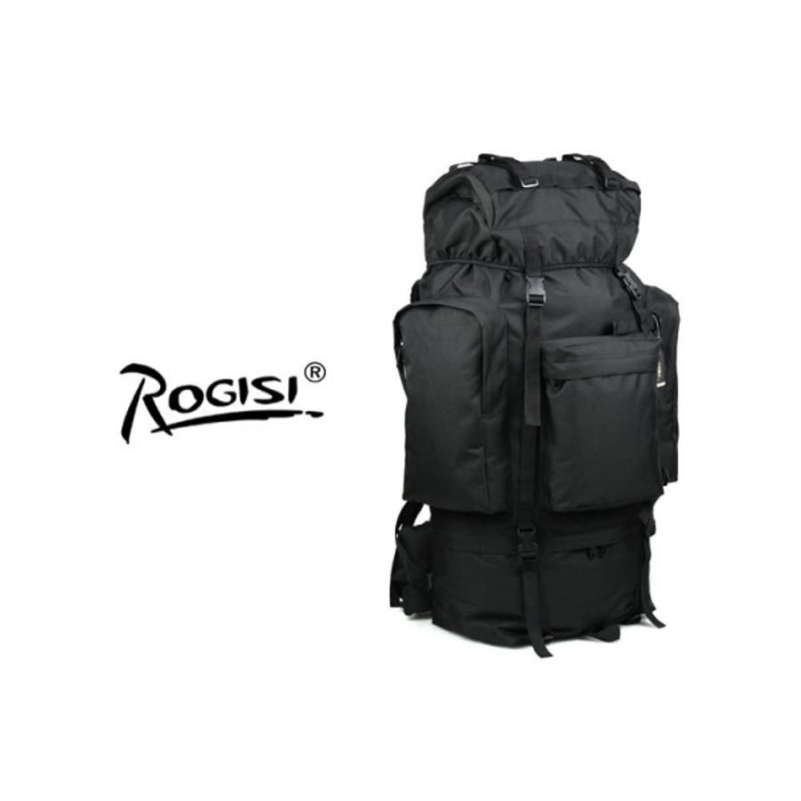 RUSH 100 最強ザック　リュック　ブラック　ハイク　戦闘 100L軍用リュックサック、正規軍用品、レインカッパ付き、登山