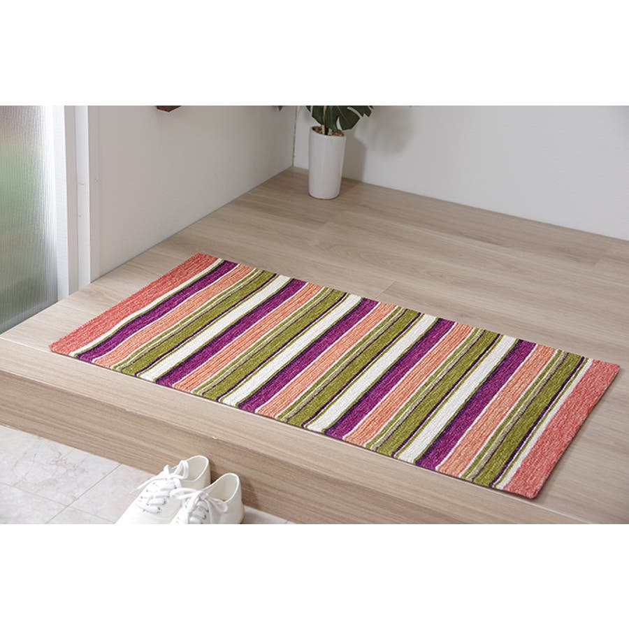 エジプト製 シェニール糸 ルームマット 50×85cm[品番：IKHH0000323