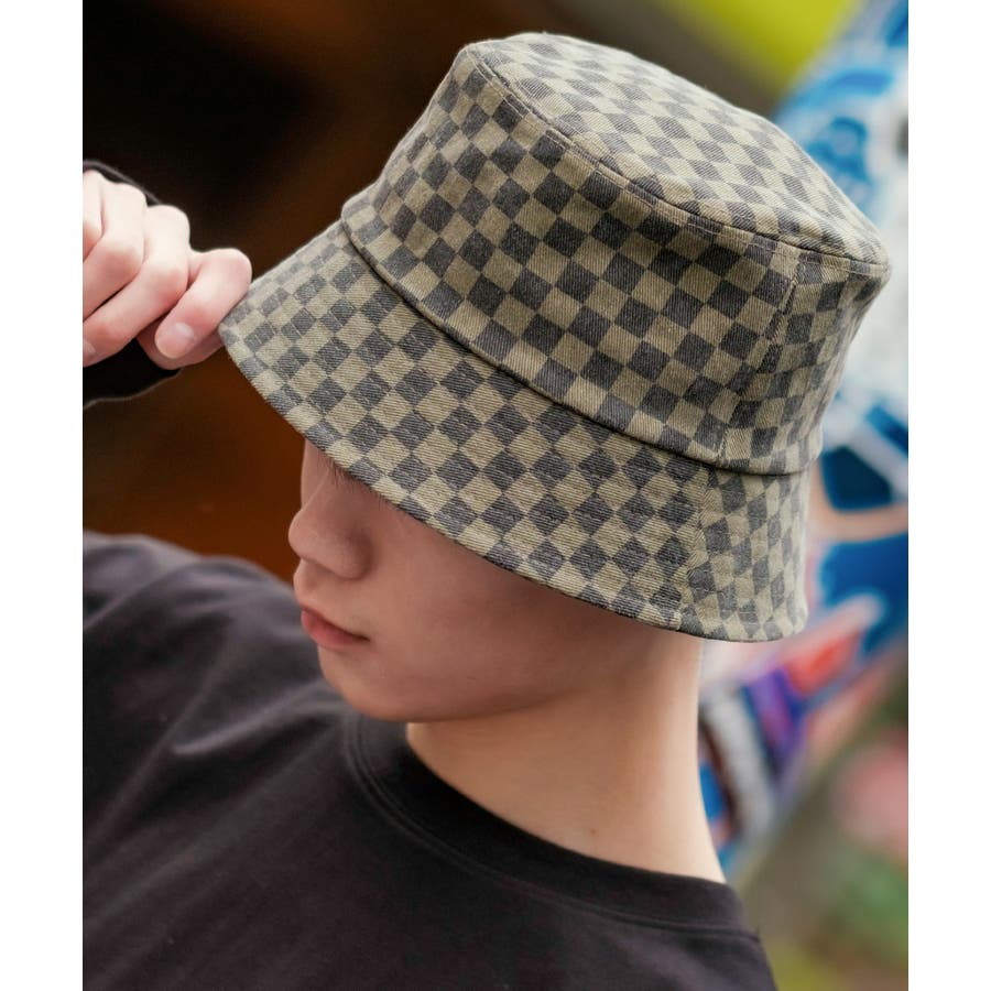 バケットハット メンズ 格子柄[品番：IP000005971]｜improves