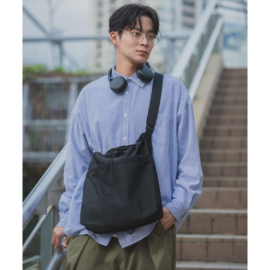 ショルダーバッグ メンズ 巾着バッグ[品番：IP000006671]｜improves