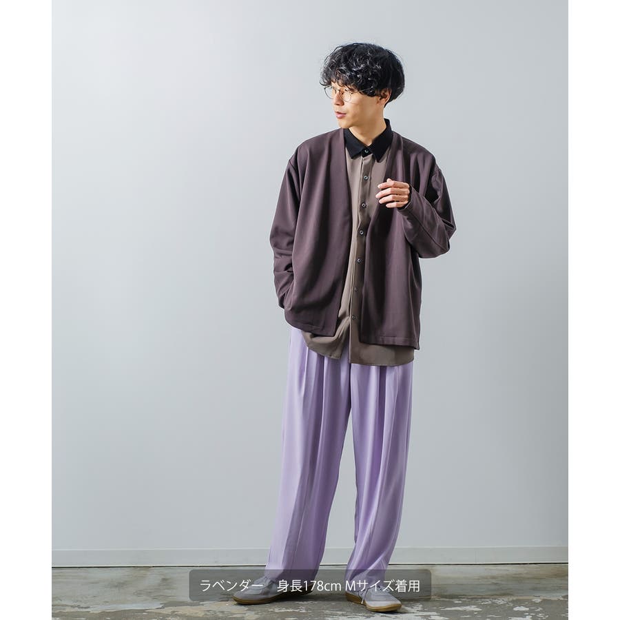 【再入荷】 パステルカラー ワイド スラックスパンツ[品番：IP000005517 パンツ