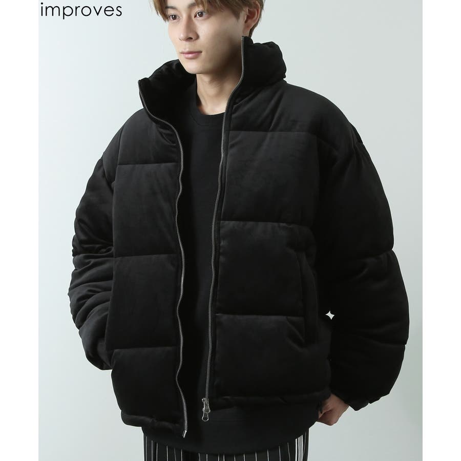 ベロア ダウンジャケット メンズ[品番：IP000006332]｜improves（イン