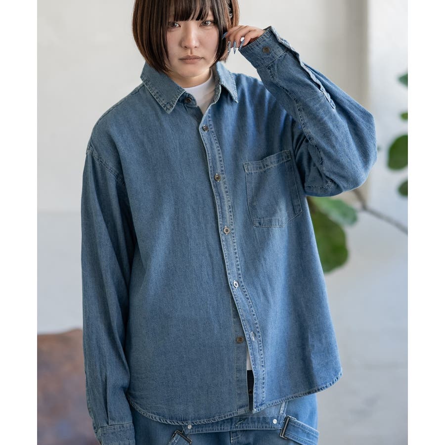 長袖シャツ メンズ デニム