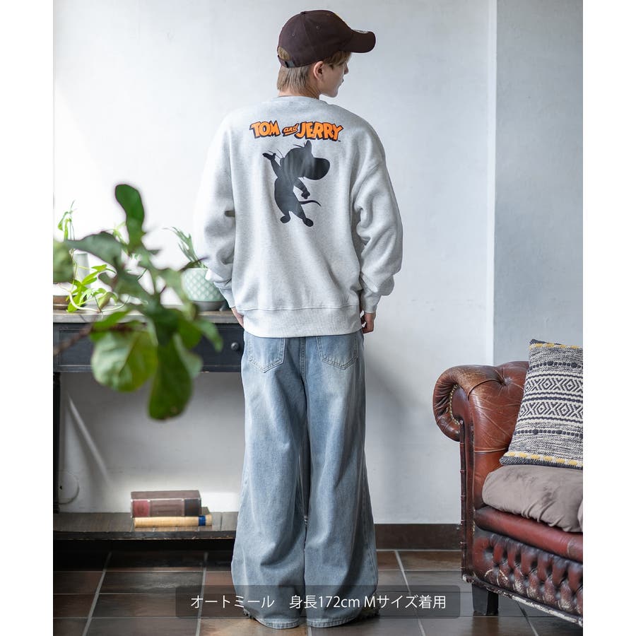 【完売】  トレーナー メンズ TOM&JERRY[品番：IP000006876]｜improves Mサイズ