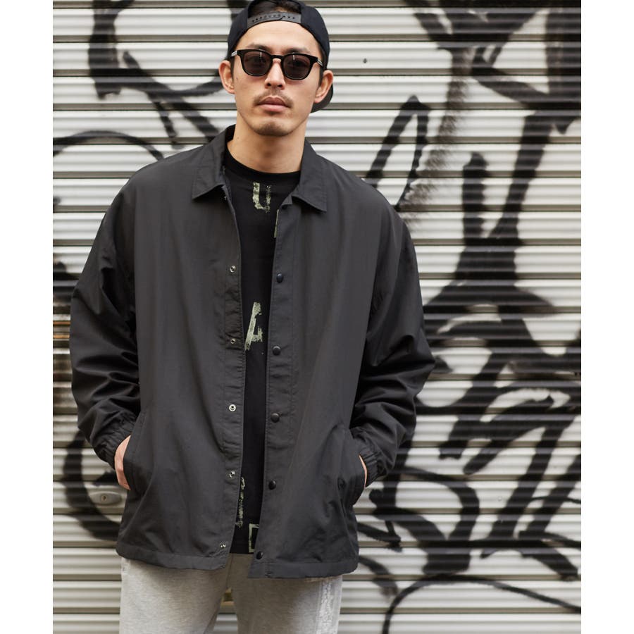 ビッグシルエット コーチジャケット メンズ[品番:IP000004645