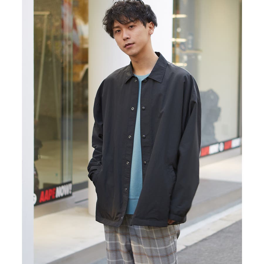 ビッグシルエット コーチジャケット メンズ[品番:IP000004645