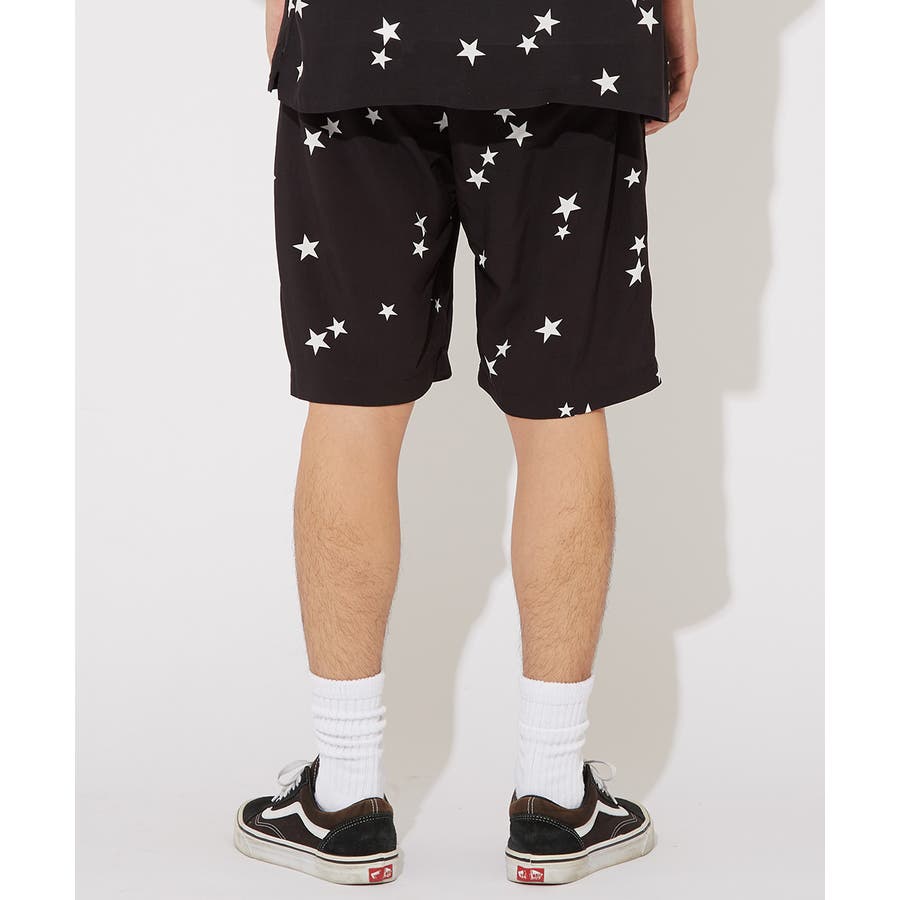 charbon シャルボン星柄ショートパンツ Mサイズ 星柄 ショートパンツ メンズ[品番：IP000004842]｜improves