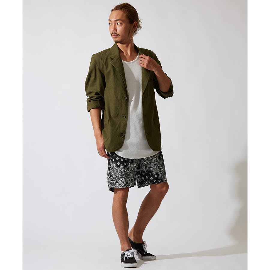 FR2GOLF ペイズリー柄 ショートパンツ ラグスタイル LUXSTYLE ペイズリー柄ショートパンツ/ショート