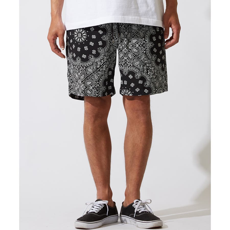 FR2GOLF ペイズリー柄 ショートパンツ FR2 GOLF エフアールツーゴルフ 裏メッシュ ハーフパンツ