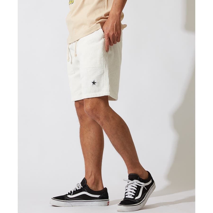 THETOE 2025AW コーデュロイショートパンツ ホワイト S 売り切れ品 コーデュロイ ショートパンツ メンズ[品番：IP000004847]｜improves