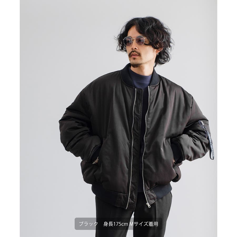 ビッグシルエットMA 1ジャケット  メンズ[品番：IP000005475]｜improves（インプローブス）のメンズファッション通販｜SHOPLIST（ショップリスト）