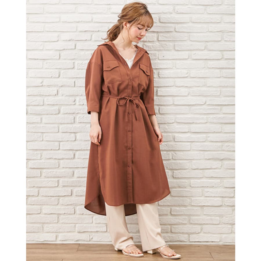 麻調peロング7分袖 Sh 品番 Ingw Ingni イング のレディースファッション通販 Shoplist ショップリスト