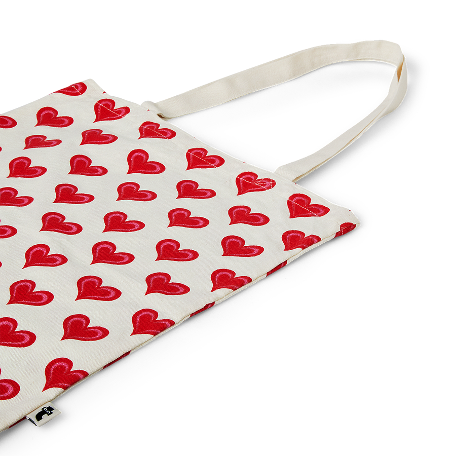 FREITAG トートバッグ クーパー　プランツァー　PLANZER 赤/白 数字5 刺繍 バッグ ミニトートバッグ トートバッグ グッズ 数字