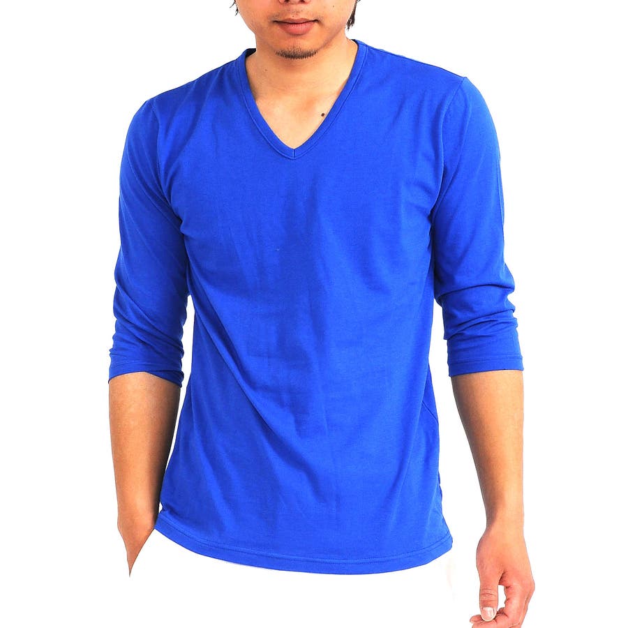 【MUSEdeDEUXIEMECLASSE】20070520904030 Vネック Tシャツ七分袖Tシャツ DEUXIEME CLASSE - 【MUSEdeDEUXIEMECLASSE】20070520904030 Vネック T