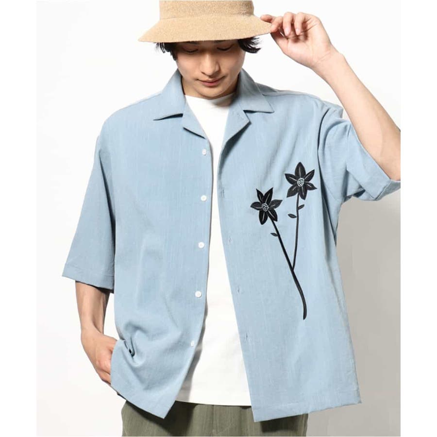 長袖 シャツ AVV HOMME 間に合え アーヴェヴェオム 刺繍