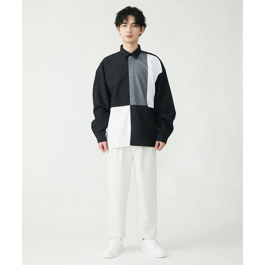 ブロック切り替えシャツ[品番：ITKW0010905]｜MK MICHEL KLEIN