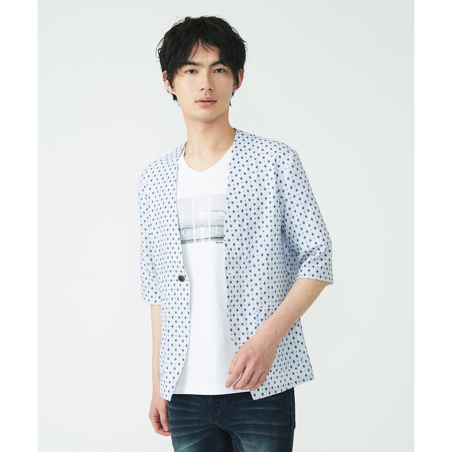ノーカラーカーデ / アイスクールバックサテン[品番