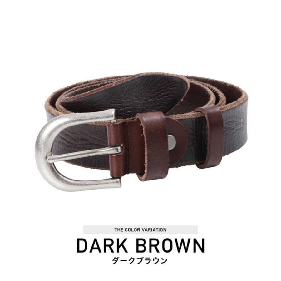 ◇蹄型バックル本革 レザー ベルト◇ベルト[品番：JG000008886