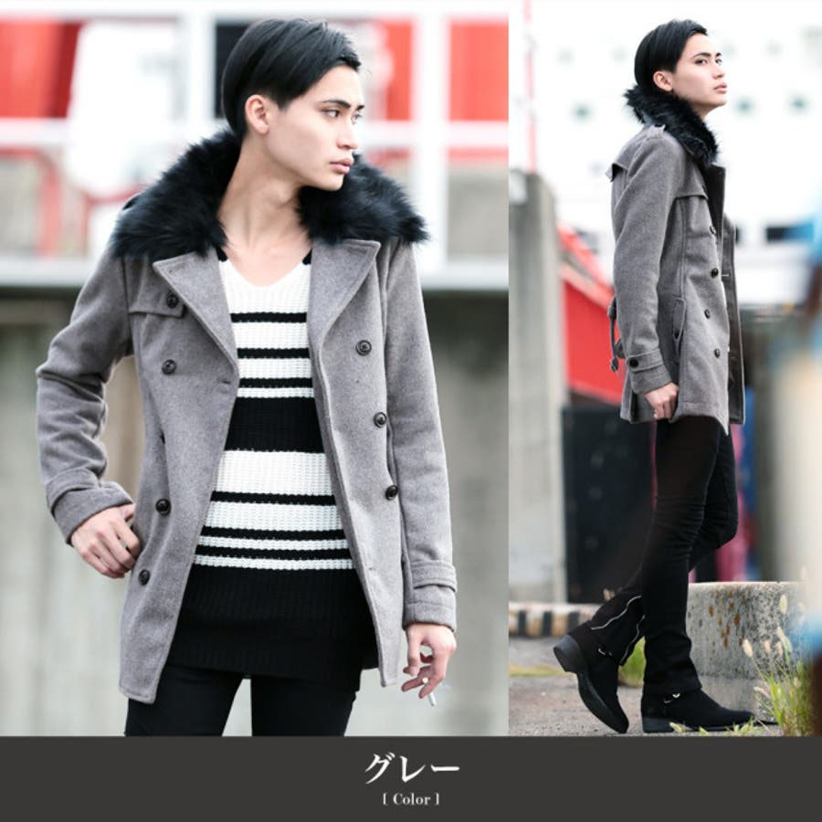 SEANA(シーナ) ファー脱着 ショート トレンチコート[品番 SEANA(シーナ) ファー脱着 ショート トレンチコート[品番