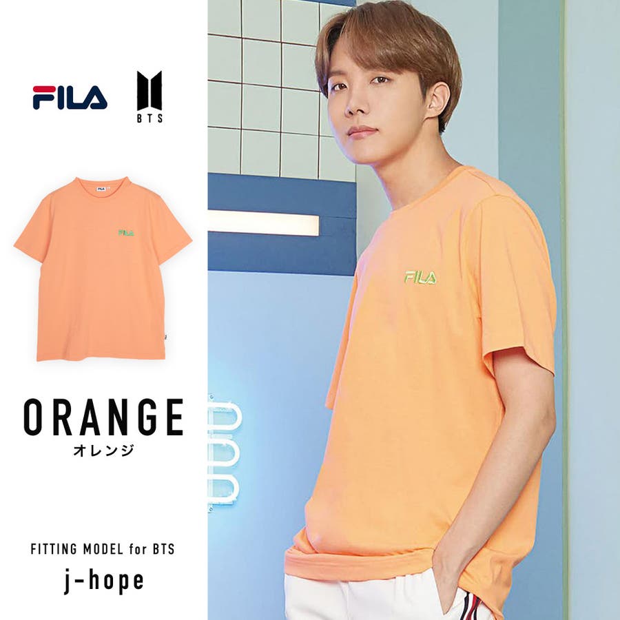 韓国 Tシャツ メンズ 服 Bts Fila Tシャツ 品番 Jg G O C ジーオーシー のメンズ ファッション通販 Shoplist ショップリスト