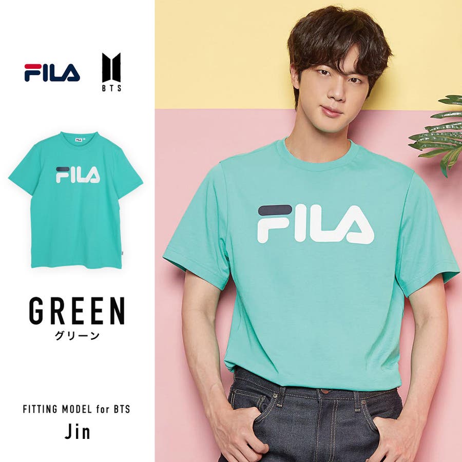 韓国 Tシャツ メンズ 服 Bts Fila Tシャツ 品番 Jg G O C ジーオーシー のメンズ ファッション通販 Shoplist ショップリスト