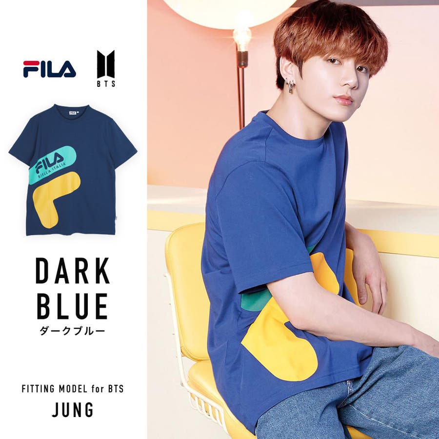 待望の再入荷｜ FILA by BTS - FILA モデル ホソク Tシャツの通販 - 未開封 BTS 新品 Tシャツ FILA  subnet.co.jp