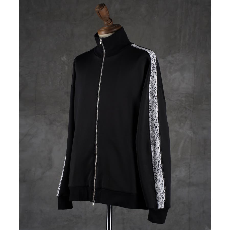 韓国 メンズ◇サイドレースルーズトラックジャケット◇[品番