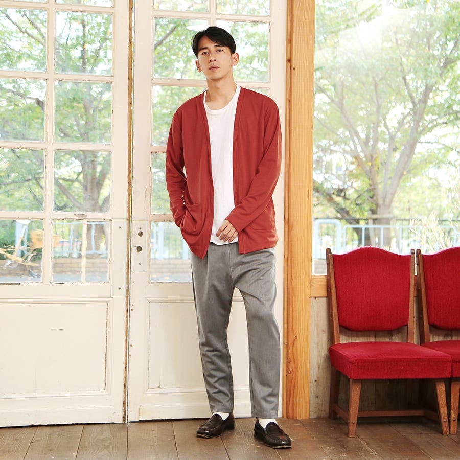 カーディガン メンズ Trベアポンチカーディガン ゆったり ボタンなし 品番 Jg Jiggys Shop ジギーズショップ の メンズファッション通販 Shoplist ショップリスト